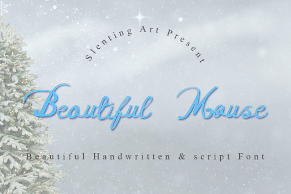 Beautiful Mouse Font for Handmade Branding