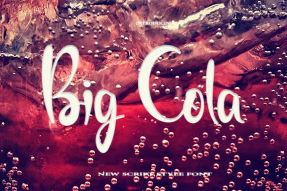 Big Cola Font for Professional Branding