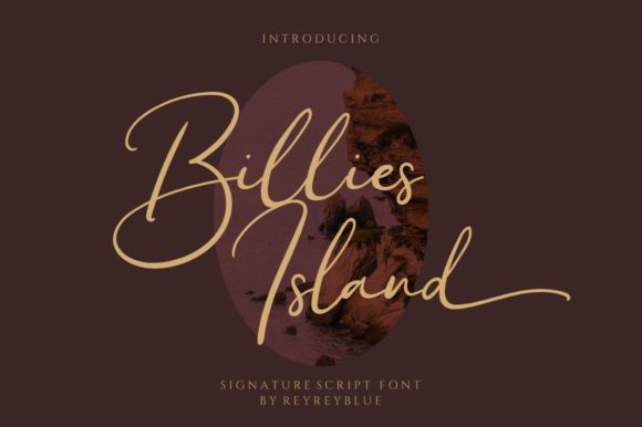 Billies Island: A Romantic Script Font for Elegant Designs