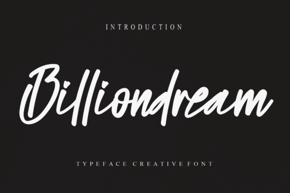 Billiondream Font for Bold Business Branding