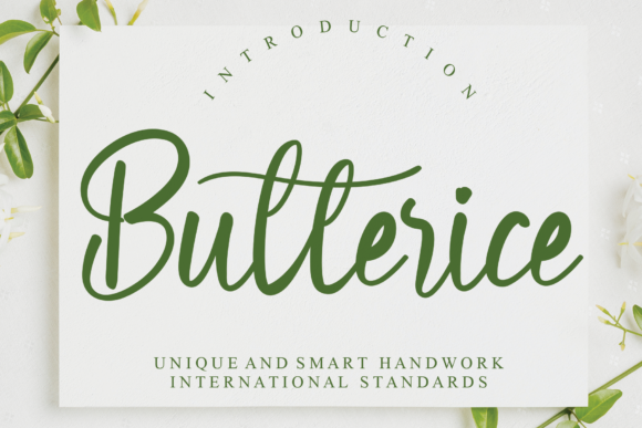 Butterice Font for Elegant Editorial Design
