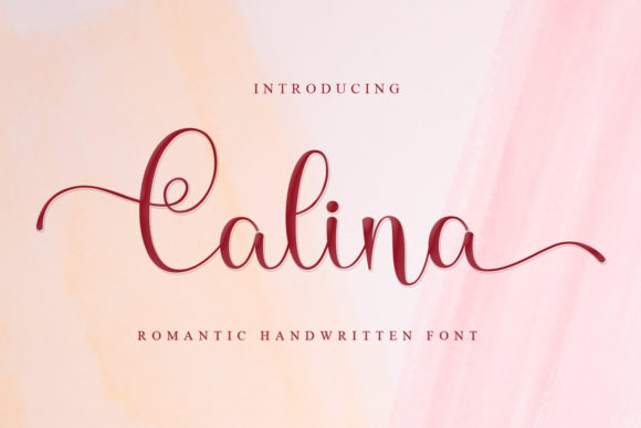Calina: A Charming Script Handwritten Font for Makers
