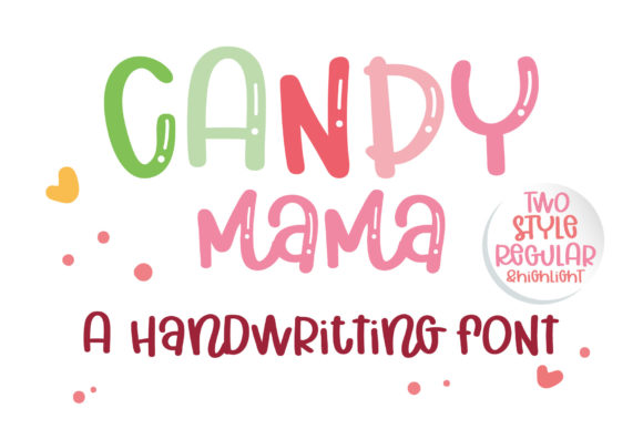 Candy Mama: A Playful Handwritten Font for Makers