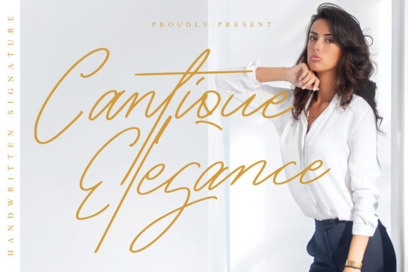 Cantique Elegance Font for High-Impact Campaigns