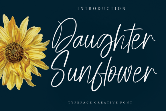 Daughter Sunflower Font Review for Branding