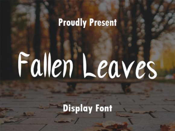 Fallen Leaves: A Handwritten Font for Makers