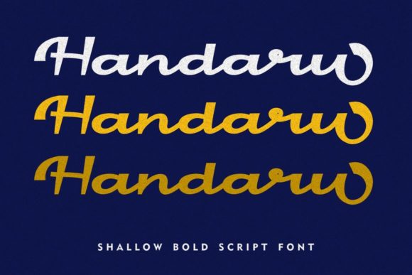 Handaru Font Review for Bold Campaign Design