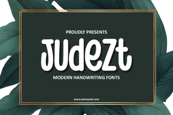 Judezt: The Handwritten Font for Crafters