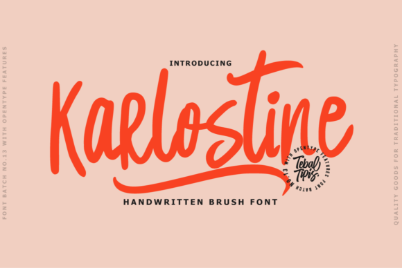 Karlostine Font for Elegant Editorial Design