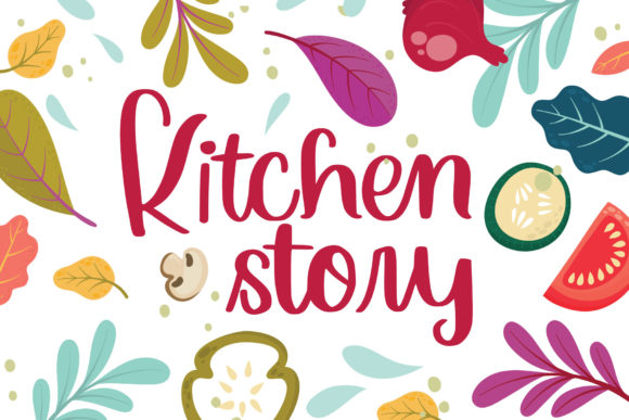 Kitchen Story: A Handwritten Typeface for Elegant Branding