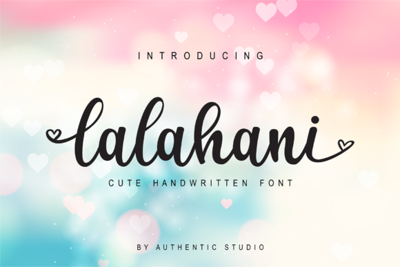 Lalahani: A Romantic Script Font for Elegant Editorial Design