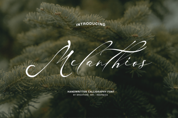 Melanthios Font for Authentic Brand Campaigns