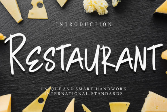 Restaurant Font: A Fresh Handwritten Script for Modern Design
