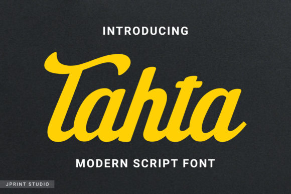 Tahta Font: Bold Script for Small Business Branding
