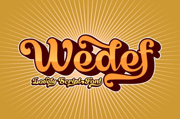 Wedef: A Bold Handwritten Font for Editorial Impact