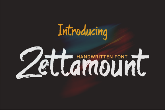 Zettamount: A Brushed Handwritten Font for Modern Brands